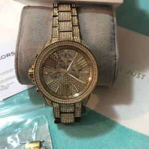 Michael Kors Wren Chronograph Gold Watch